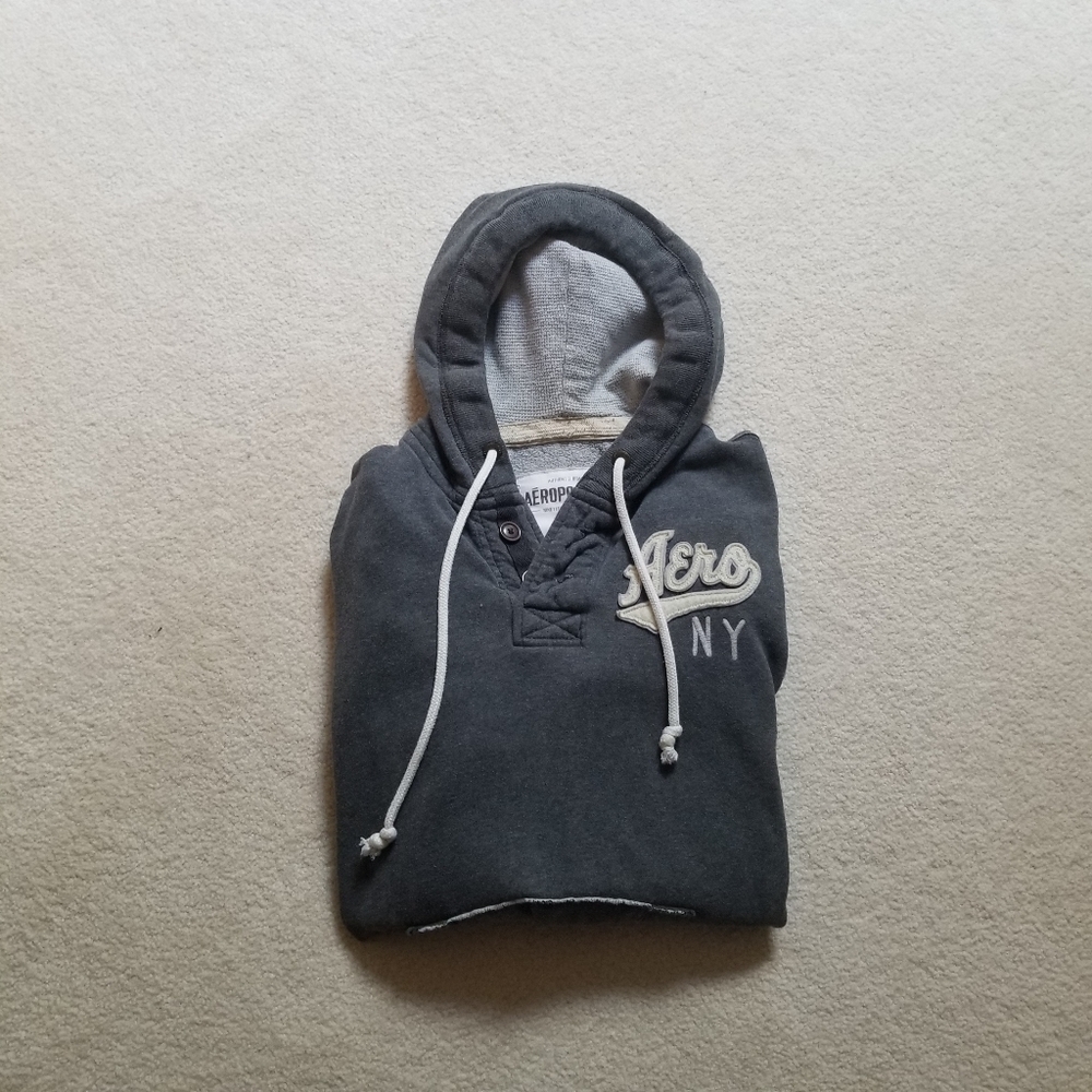 Aeropostale Mens Soft and Cozy Hoodie